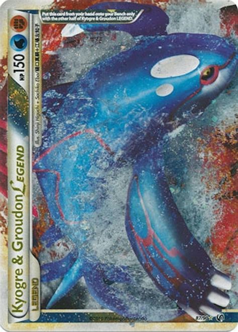 Pokemon Undaunted Single Kyogre & Groudon Legend 87/90 (Top) | DA Card World