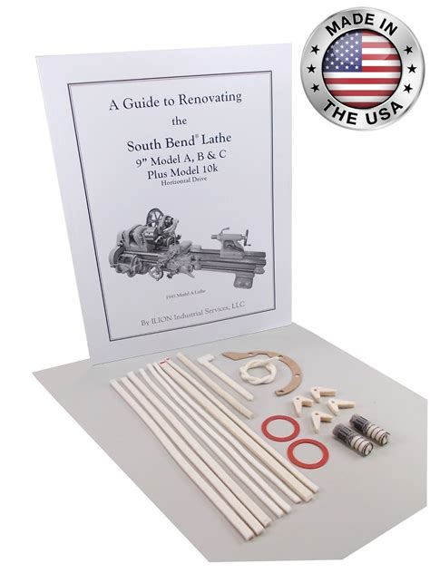 South Bend Lathe 9" Model A - Rebuild Guide & Parts Kit (Horizontal ...