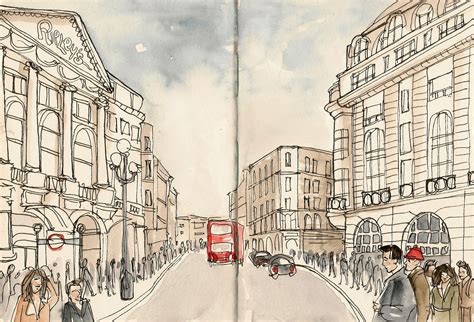 A New City, a New Style: a Diverse Mix of Travel Sketches by Sofia ...