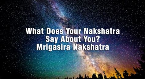 Mrigasira Nakshatra - Latest Astrology Updates | Vedic Astrology Blog