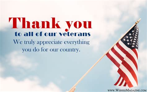 Thank You Veterans Quotes Messages For Veterans Day