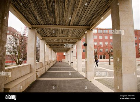 Bicocca district in Milano, with old factory, loft and University ...