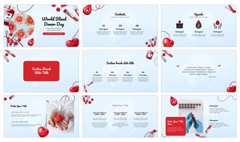 World Blood Donor Day Free Google Slides PowerPoint Template