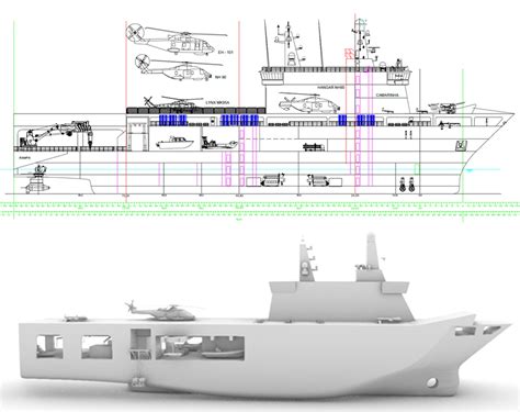 Multifunctional Naval Platform: the small aircraft carrier that ...