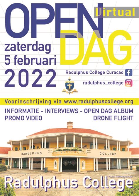 Radulphus College ku ‘Dia Habri’ virtual djasabra 5 di febrüari 2022 | èxtra