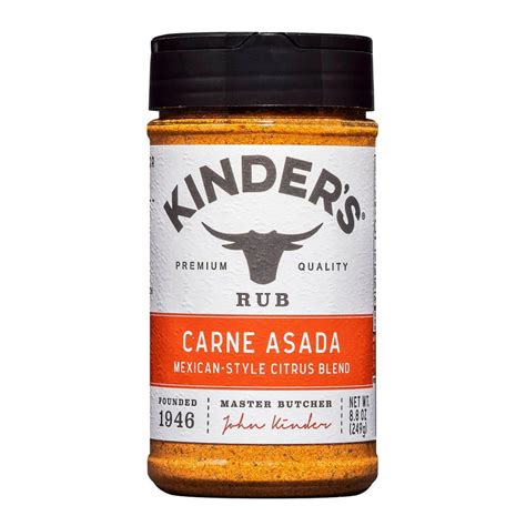 Kinder's Carne Asada Seasoning (8.8 oz.) - Pack of 2 - Walmart.com - Walmart.com