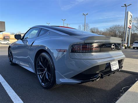 Picked up 2023 Nissan Z Performance 6 speed in Boulder Gray / Blue suede/leather! | 2023+ Nissan ...