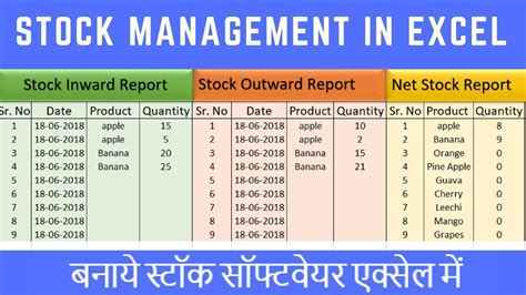 Stock register format in excel - stockfer