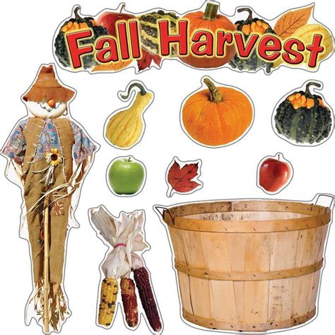 Fall Harvest Mini Bulletin Board Set | Fall harvest, Autumn theme, Fall