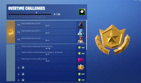 Fortnite Overtime Challenges & Rewards Now Available - Fortnite Insider