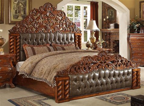 Homey Design HD-20131 Victorian Bed - USA Furniture Warehouse | Classic ...