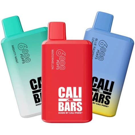 Cali Bars V2 Disposable Vape Pen - 6000 Puffs