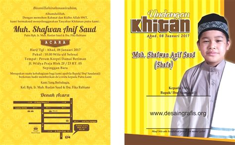 Download undangan khitanan coreldraw gratis - spapag