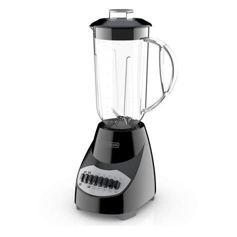 Buy BLACK+DECKERCrush Master Blender, 10-Speeds with Stainless Steel Blades, Black, BL2010BP ...