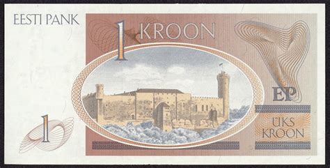 Estonia 1 kroon banknote 1992|World Banknotes & Coins Pictures | Old Money, Foreign Currency ...