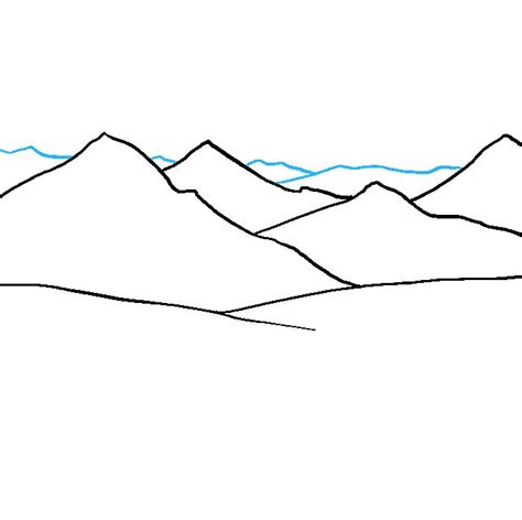 How to Draw Mountains - Really Easy Drawing Tutorial | Mountain drawing, Easy drawings, Drawing ...