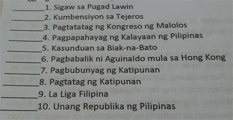 Mga Mahahalagang Pangyayari Sa Kasaysayan Ng Pilipinas