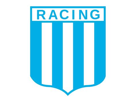 Escudo de Racing Club Logo PNG vector in SVG, PDF, AI, CDR format