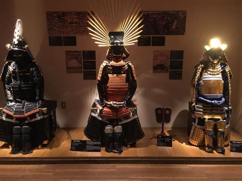 Samurai Museum, Tokyo. The outer two were the inspirations for Darth ...