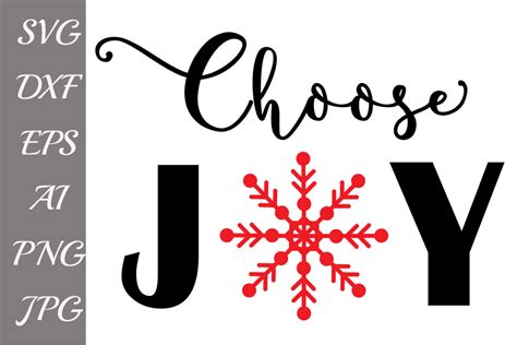 Choose Joy Svg, CHRISTMAS JOY SVG, Bible Verse Svg,Inspirational Svg By PrettyDesignStudio ...