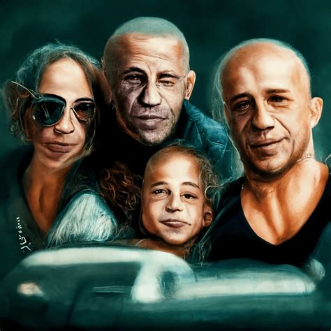 Vin Diesel And His Family