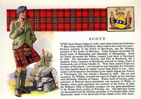 Clan Scott, their Castles and information.