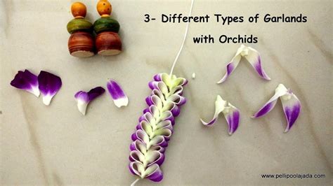 Heart Garlands and Love Garlands with Orchids - YouTube