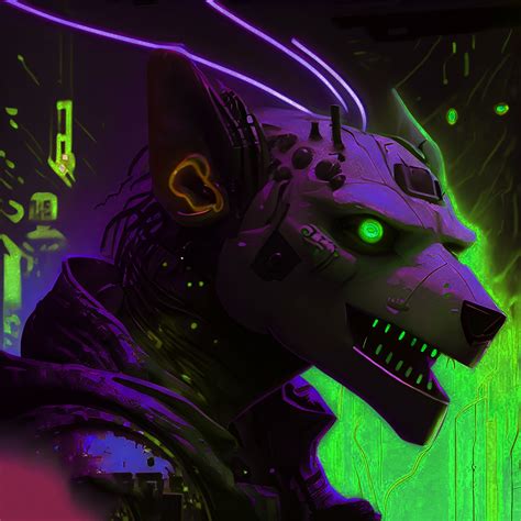 Dog cyberpunk by InfiniteBackdrop on DeviantArt