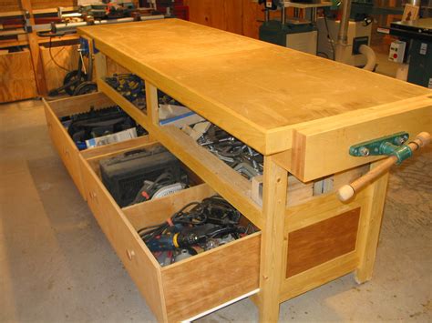 Workbench With Drawers Diy at Willa Brooks blog