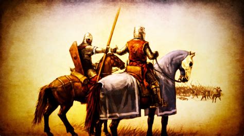 Digital painting of two knights, medieval, knight, horse, battle HD ...