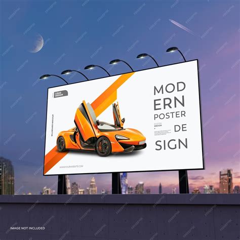 Premium PSD | Advertising Billboard Mockup