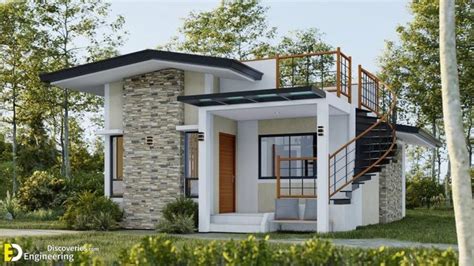 90.7Sqm Small House Design 9.40m x 9.65m With 2 Bedroom - Engineering Discoveries | Small house ...