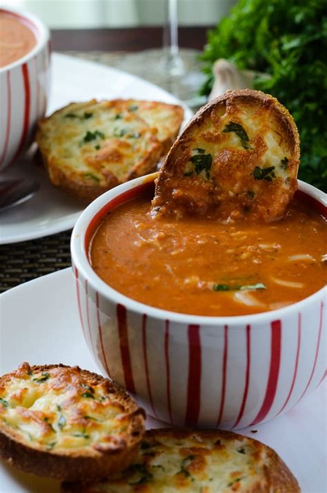 Slow Cooker Roasted Tomato Bisque • The Crumby Kitchen