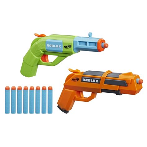 Nerf Roblox Jailbreak: Armory, Includes 2 Blasters, 10 Darts, Unlock In-Game Virtual Item ...