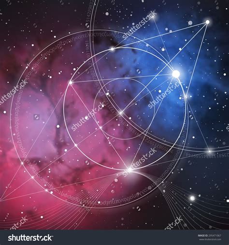 Mathematical Symbols and Digits in Space