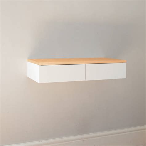 Small Floating Dressing Table White By Urbansize