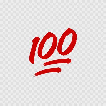 100 Emoji Sign