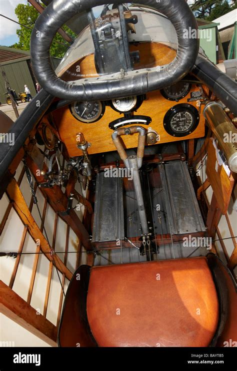 Sopwith Pup WW1 biplane fighter cockpit As seen at Shuttleworth Air ...