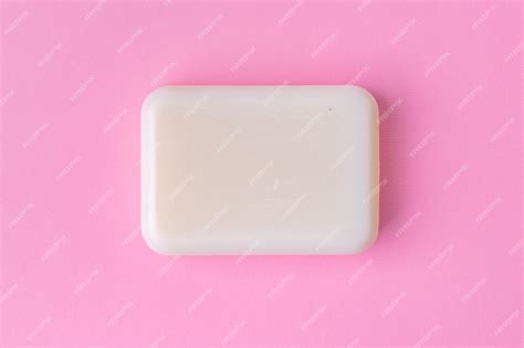 Premium Photo | Soap bar isolated on pink background. Close up.