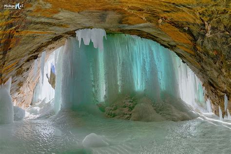 Winter in Michigan | Grand Island ice curtains | Michigan nature, Pictured rocks national ...