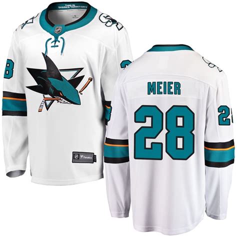 Men's Timo Meier San Jose Sharks Fanatics Branded Away Jersey ...