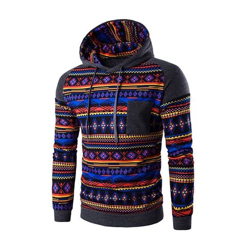 Patchwork Design 3D Ethnic Tribal Printed Hoodies Men Fashion Print Sweatshirt Man Hoody Jacket ...