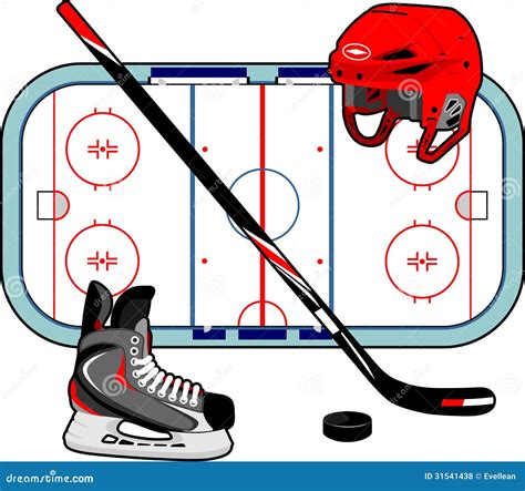 Hockey Equipment Royalty-Free Stock Photography | CartoonDealer.com #32590865