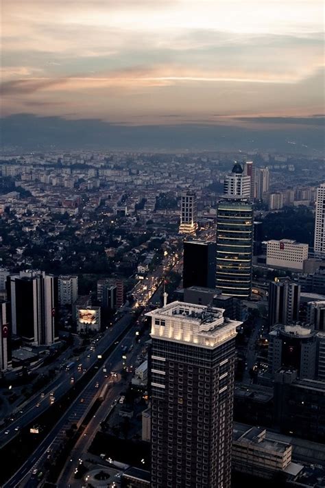 Wallpaper Istanbul, city, buildings, night, lights 1920x1200 HD Picture ...