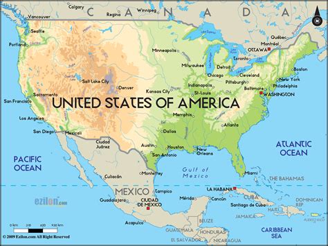 Usa Map Cities