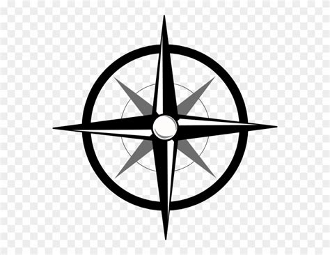 Download Compass Rose Clip Art Free Vector In Open Office Drawing - Map ...