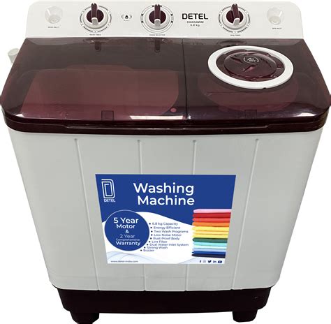 Detel Semi-automatic Washing Machine Launched at Rs. 5999 • TechVorm