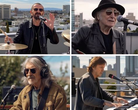 The Beatles 2023 rooftop concert that will never be. : r/beatles