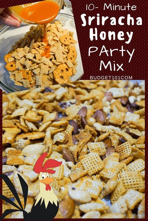 10 Minute Honey Sriracha Chex Mix | Sriracha chex mix, Honey sriracha ...