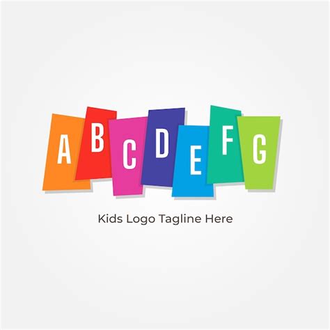 Premium Vector | Colorful Kids Logo